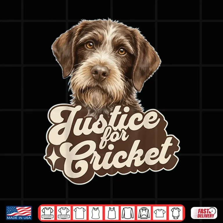 Design Justice for Cricket Dog Lover Retro Vintage Shirt