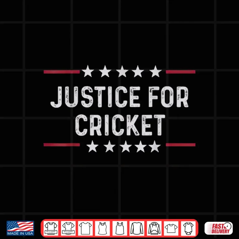 Design Justice for Cricket Men Women Shirt