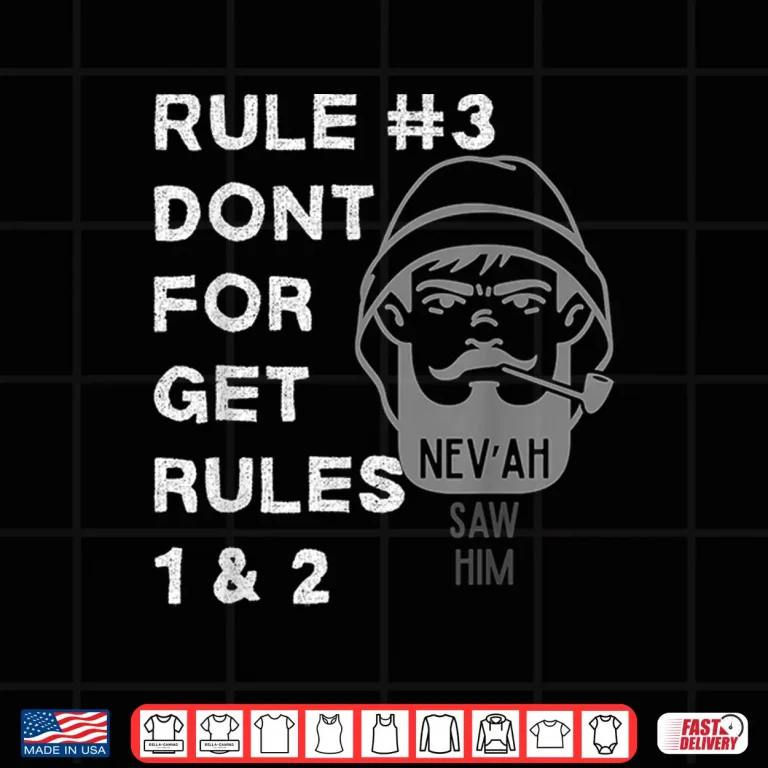 Design Rule 3 Dont Forget Rules 1 2 Beard Fisherman w Pipe Shirt