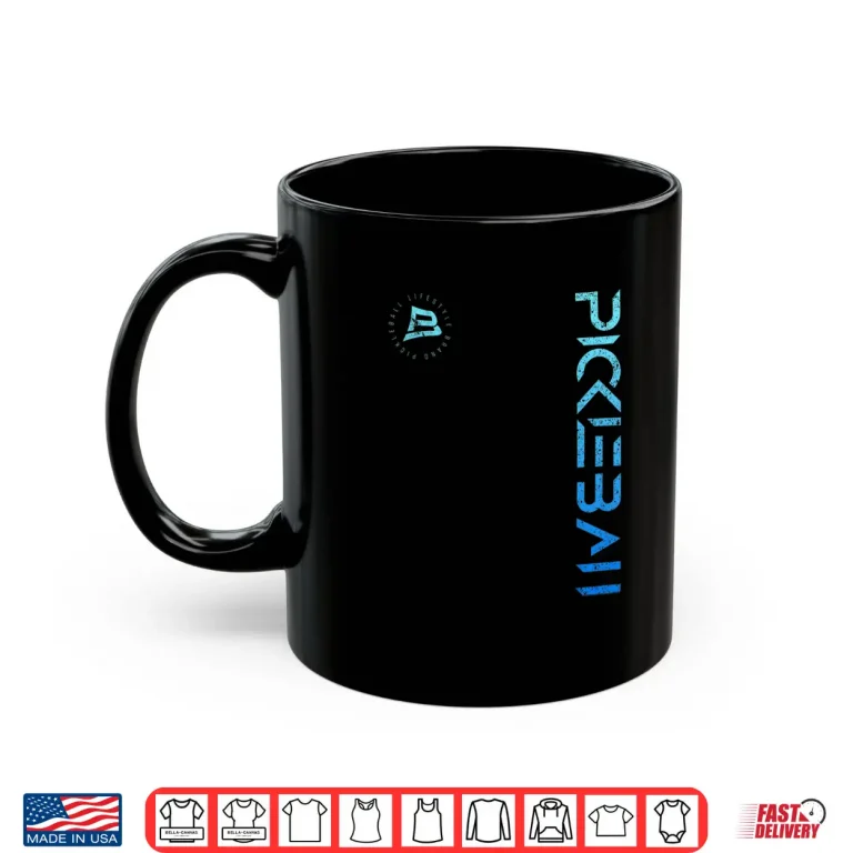 Mug Blue Gradient Casual Pickleball Distressed Professional Shirt