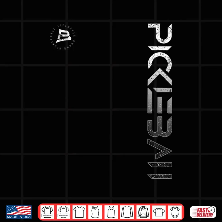 Design Black White Gradient Pickleball Distressed Professional Shirt