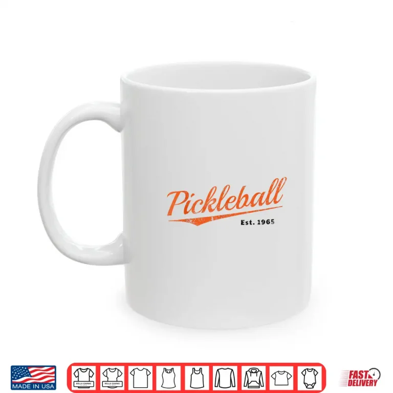 Mug Established Nineteen Sixty Five Pickleball Gift Retro Shirt