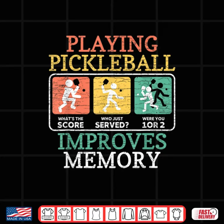 Design Improves Memory Pickleball Professional Graphic Shirt