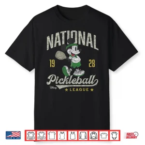 Mickey Mouse Pickleball National League Athletic Graphic Shirt