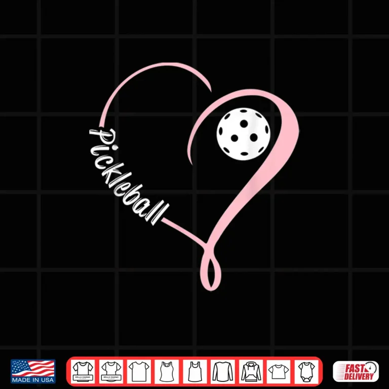 Design Ladies Valentines Day Pickleball Lover Professional Graphic Shirt