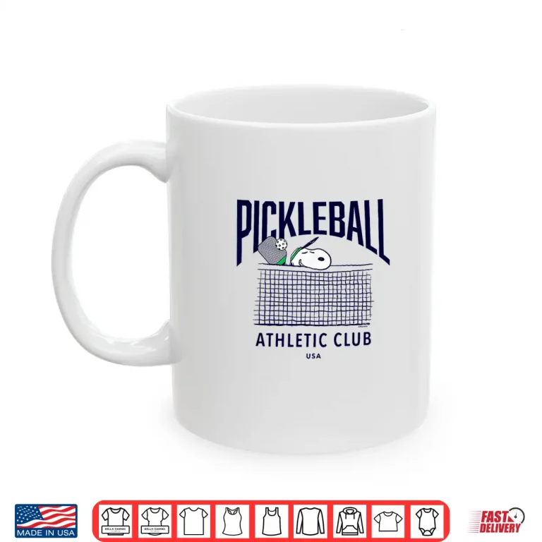 Mug Peanuts Pickleball Athletic Club Professional Graphic Shirt