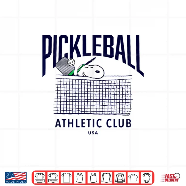 Design Peanuts Pickleball Athletic Club Professional Graphic Shirt