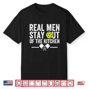 Real People Stay Out Of The Kitchen Pickleball Vintage Funny Shirt