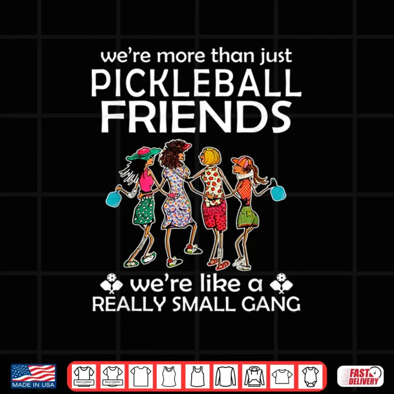 Small Gang Enjoying Pickleball Friends Paddleboards Graphic Shirt 4 Design Small Gang Enjoying Pickleball Friends Paddleboards Graphic Shirt