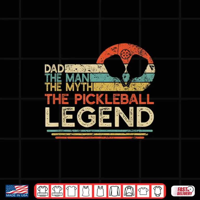 Design The Man The Myth The Legend Pickleball Parent Vintage Shirt