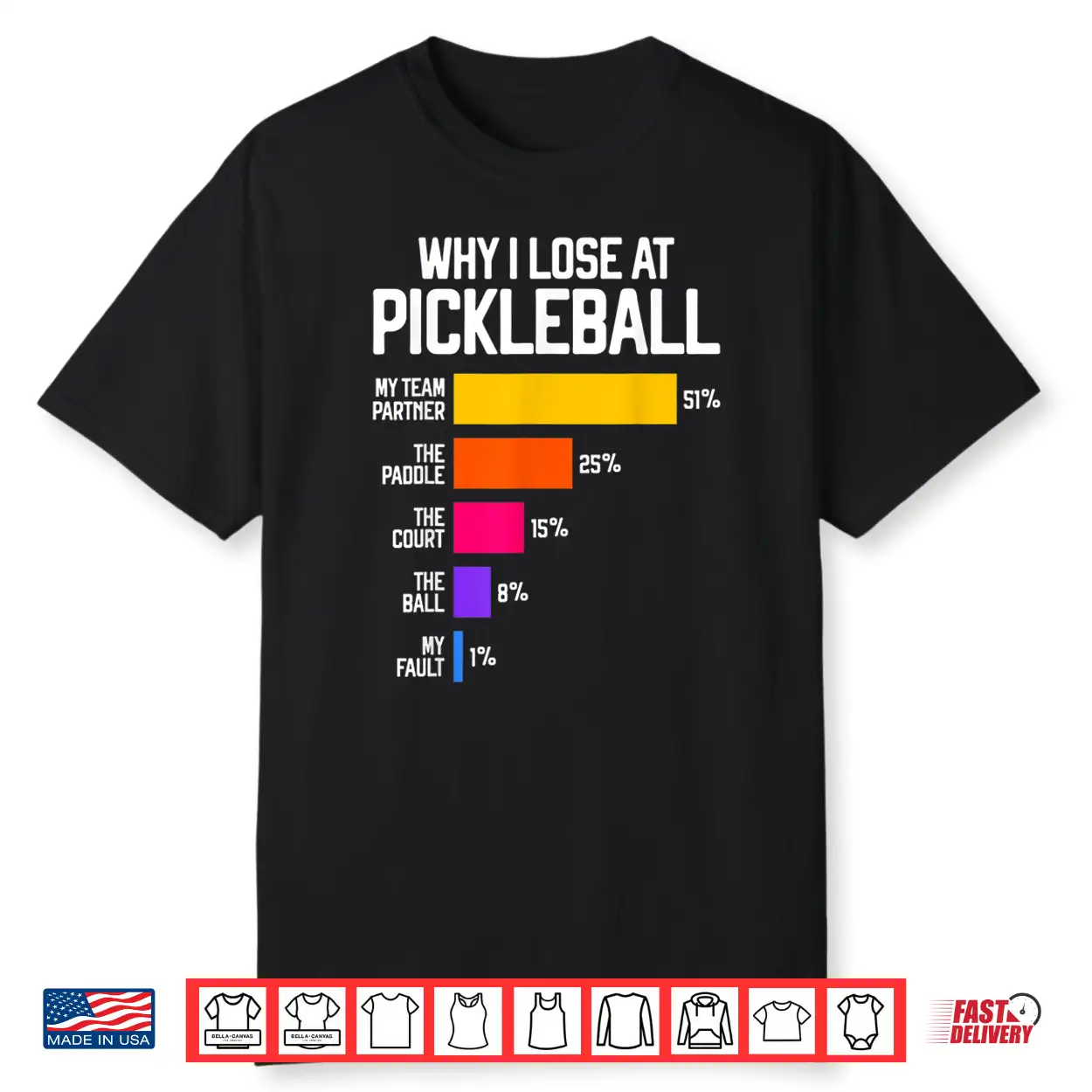 Why I Lose Pickleball Professional Humor Funny Shirt Why I Lose Pickleball Professional Humor Funny Shirt