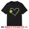 Heart Love Pickleball Player Sport Professional Graphic Shirt