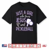 Loves Jesus And Pickleball Christian Cute Professional Shirt