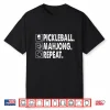 Mahjong Repeat Pickleball Game Lover Quote Humor Funny Shirt