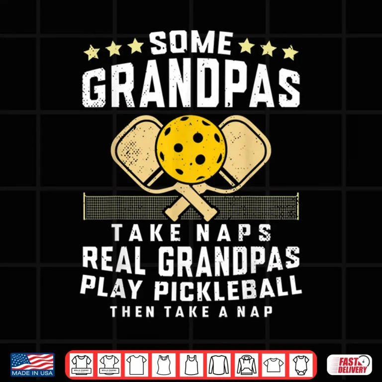 Design Professional Design Pickleball Grandparent Player Humor Funny Shirt