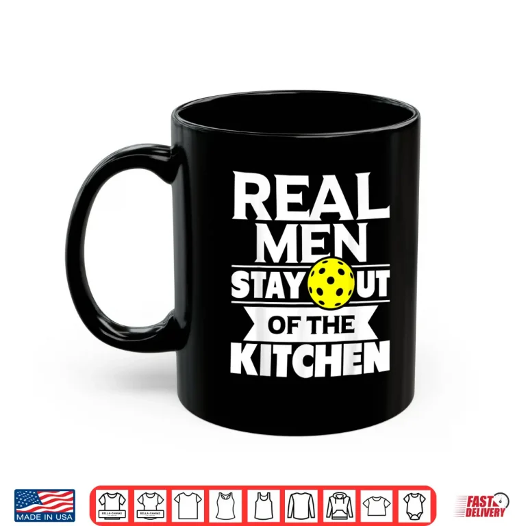Mug Real People Stay Out Of The Kitchen Pickleball Paddleball Vintage Shirt