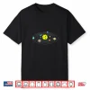 Solar System Pickleball Science Space Aesthetic Graphic Shirt