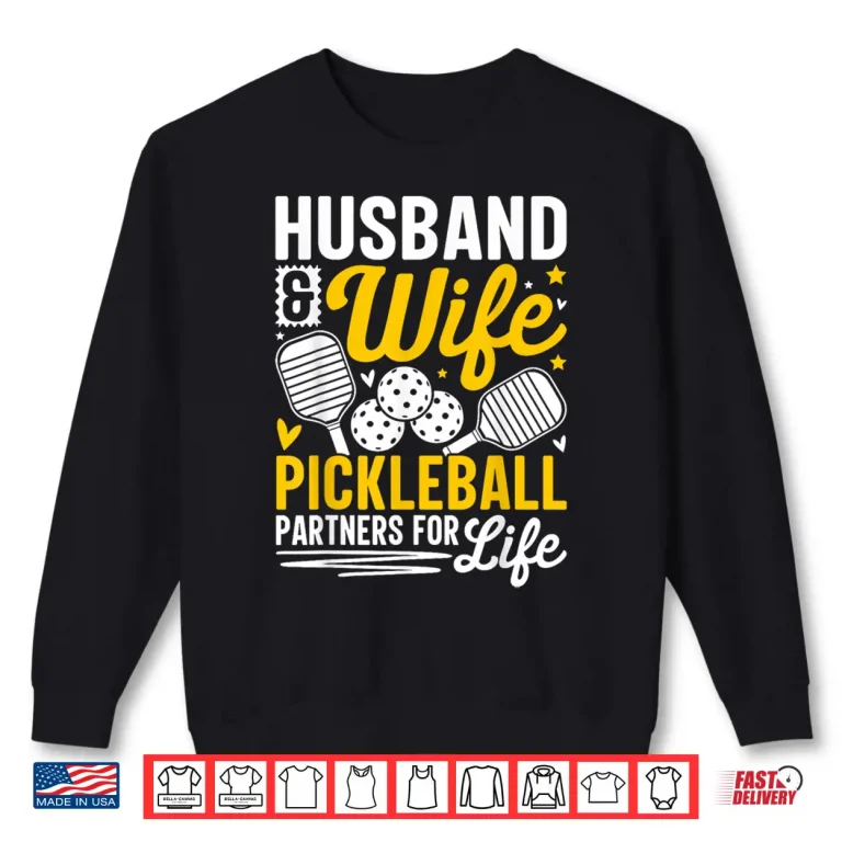 Sweatshirt Couple Relationship Pickleball Husband Wife Valentines Day Identity Shirt