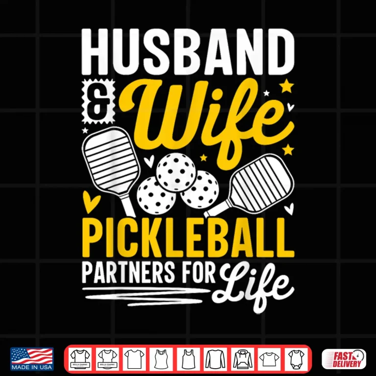 Design Couple Relationship Pickleball Husband Wife Valentines Day Identity Shirt
