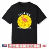 Florida Flamingo Design Pickleball Professional Regional Graphic Shirt