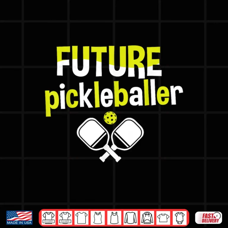 Design Future Player Pickleball Professional Youth Aesthetic Graphic Shirt