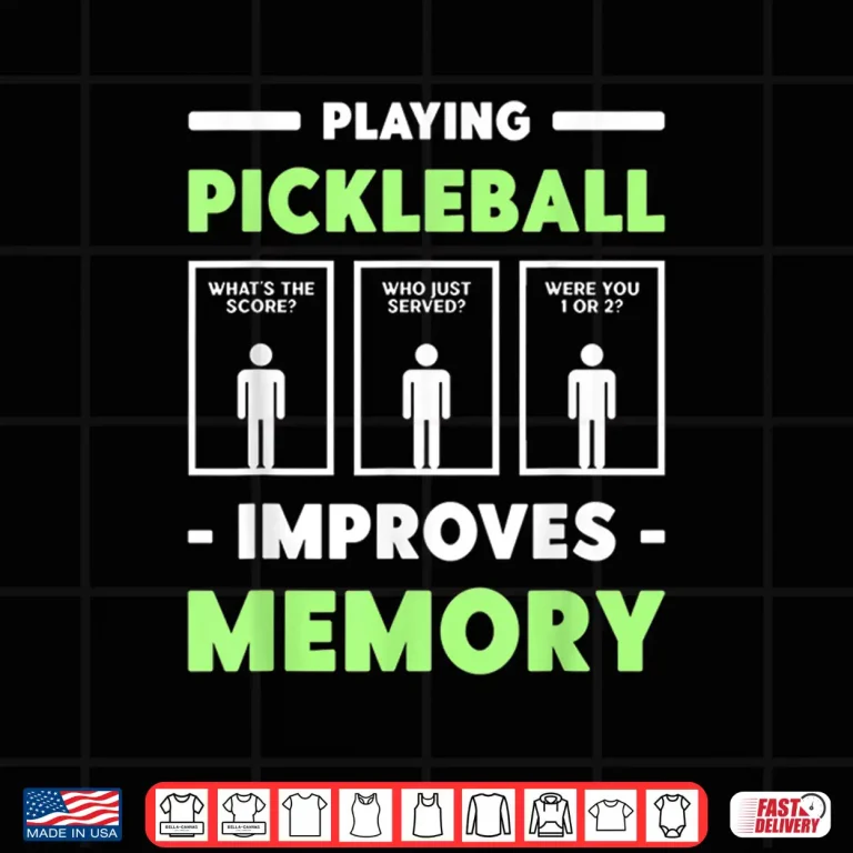 Design Improves Memory Pickleball Dink Player Professional Graphic Shirt