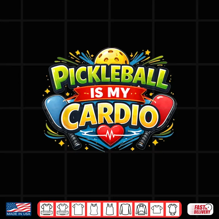 Design Is My Cardio Pickleball Player Professional Humor Funny Shirt