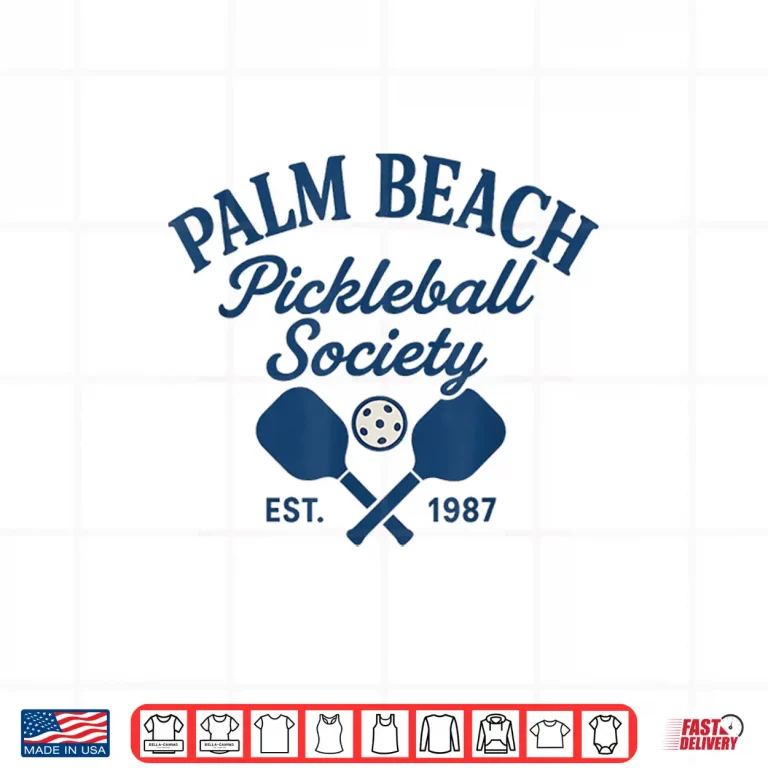 Design Palm Beach Society Pickleball Professional Regional Aesthetic Shirt