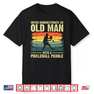 Professional Player Pickleball Grandparent Graphic Design Humor Funny Shirt