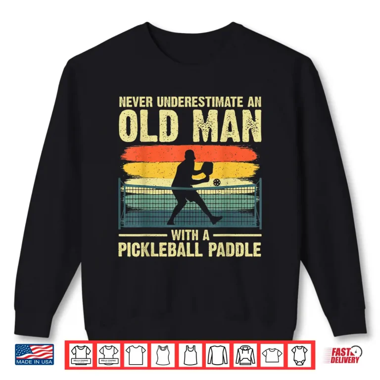 Sweatshirt Professional Player Pickleball Grandparent Graphic Design Humor Funny Shirt