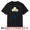 Flowers In Paddle Vase Pickleball Pretty Aesthetic Graphic Shirt