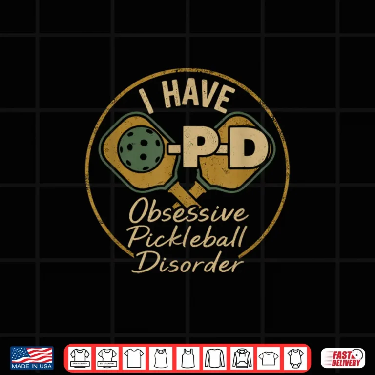 Design Lovers Design Pickleball OPD Players Professional Humor Funny Shirt