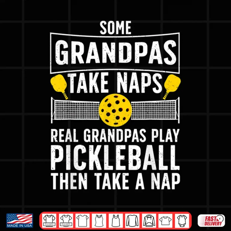 Design Paddle Sport Pickleball Grandparent Player Cool Professional Shirt