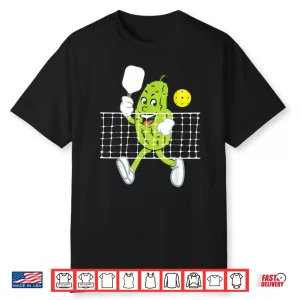 Pickle Playing Pickleball Professional Paddleball Humor Funny Shirt
