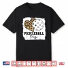 Posse Leopard Style Pickleball Professional Humor Funny Shirt