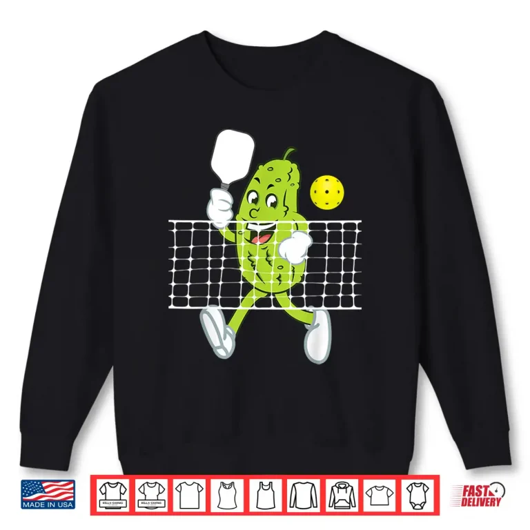 Sweatshirt Pickle Playing Pickleball Professional Paddleball Humor Funny Shirt