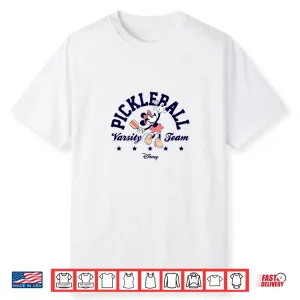 Serve Varsity Team Pickleball Minnie Mouse Athletic Graphic Shirt
