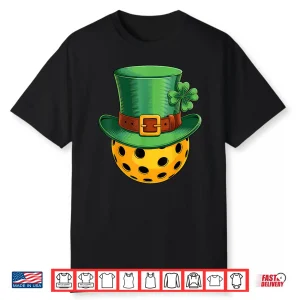 St Patricks Day Irish Shamrock Pickleball Lover Graphic Shirt