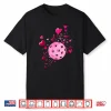 Valentine Heart Pickleball Player Professional Graphic Shirt
