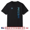 Distressed Blue Gradient Pickleball Professional Retro Shirt