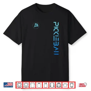 Distressed Blue Gradient Pickleball Professional Retro Shirt