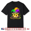 Jester Hat Masked Beads Pickleball Mardi Gras Sport Shirt