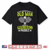 Never Underestimate An Old Person Pickleball Paddle Shirt