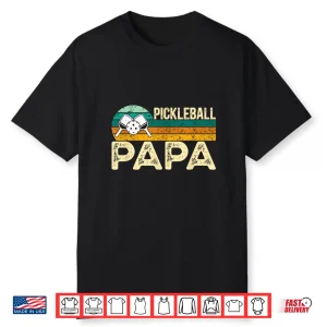 Parent Grandparent Pickleball Professional Retro Player Shirt