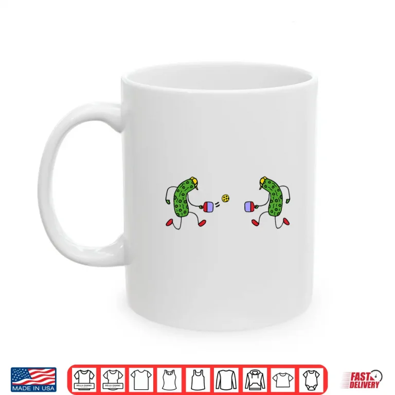Mug Pickles Playing Pickleball Professional Sport Humor Funny Shirt