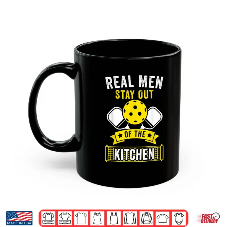 Mug Real People Stay Out Of The Kitchen Pickleball Humor Funny Shirt