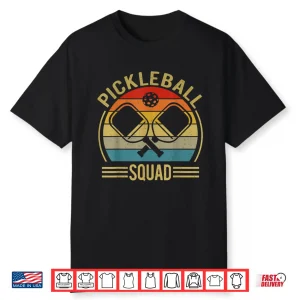 Squad Design Pickleball Professional Group Humor Funny Shirt