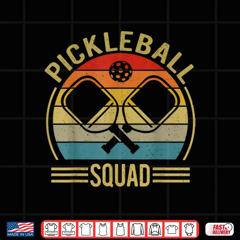 Design Squad Design Pickleball Professional Group Humor Funny Shirt