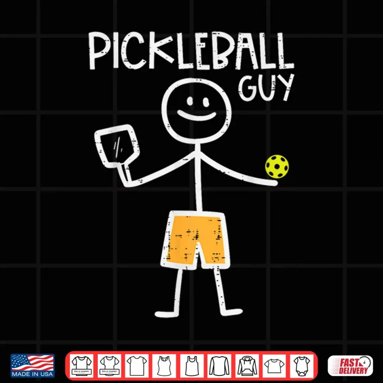 Design Stickman Design Pickleball Professional Youth Aesthetic Shirt