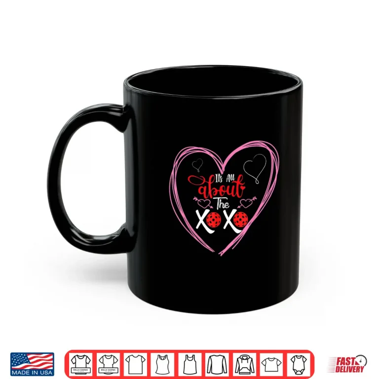 Mug Valentine Three Pickleball Professional Aesthetic Graphic Shirt